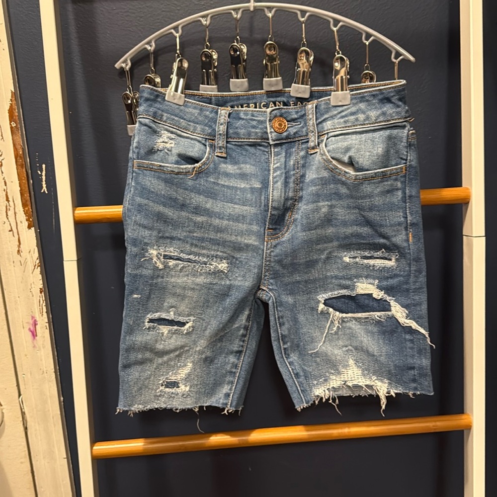 American eagle denim shorts